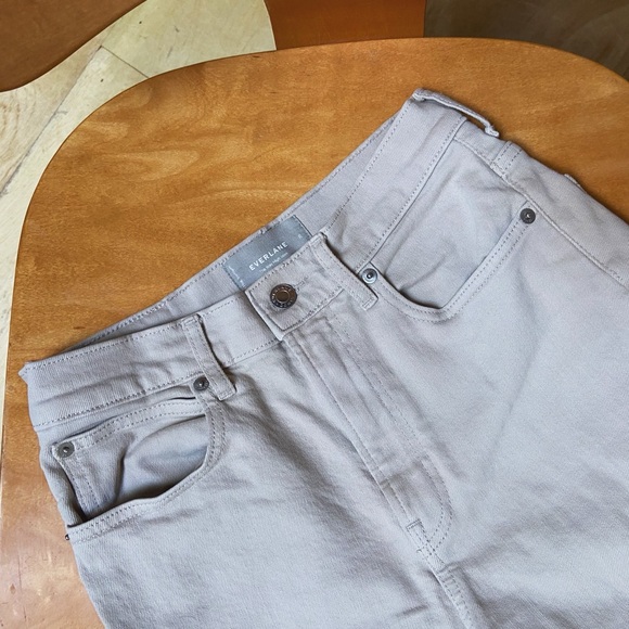 Everlane | The Way High Raw Hem Jean | Flax | Size 25 - Picture 6 of 9